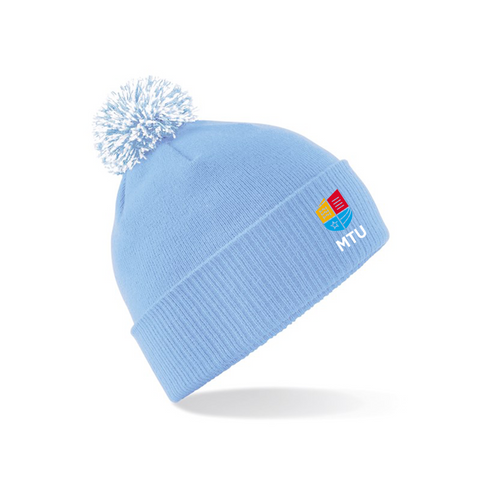 MTU Cuffed Beanie Hat - Sky Blue