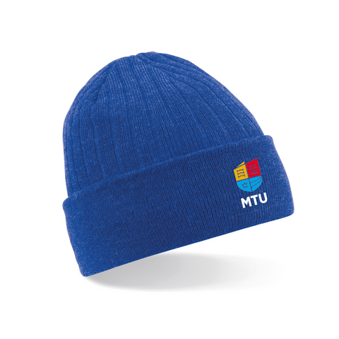 MTU Thinsulate Winter Beanie Hat - Royal Blue